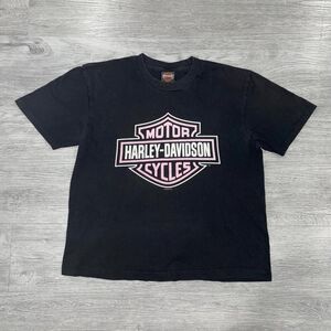 Harley-Davidson Women’s Large Naples Florida Biker T-Shirt Motorcycle Tee Boxy